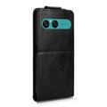 Sony Xperia 10 VIII Vertical Flip Case with Stand - Black