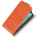 Sony Xperia 10 VIII Vertical Flip Case with Stand - Brown