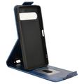 Sony Xperia 10 VIII Vertical Flip Case with Stand - Dark Blue
