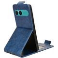 Sony Xperia 10 VIII Vertical Flip Case with Stand - Dark Blue