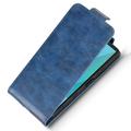 Sony Xperia 10 VIII Vertical Flip Case with Stand - Dark Blue