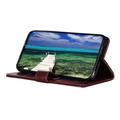 Sony Xperia 10 VIII Wallet Case with Stand - Brown