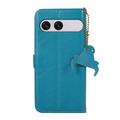Sony Xperia 10 VIII Wallet Leather Case with RFID - Blue