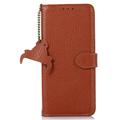 Sony Xperia 10 VIII Wallet Leather Case with RFID - Brown
