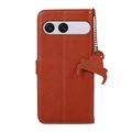 Sony Xperia 10 VIII Wallet Leather Case with RFID - Brown