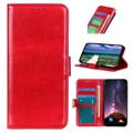 Sony Xperia 5 IV Wallet Case with Magnetic Closure - Red
