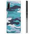 Sony Xperia L4 TPU Case - Blue Camouflage