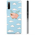 Sony Xperia L4 TPU Case - Flying Pig