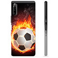 Sony Xperia L4 TPU Case - Football Flame
