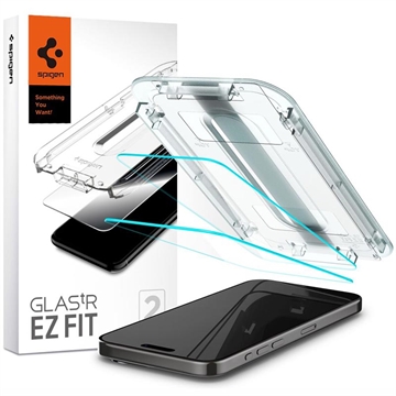 iPhone 15 Plus Spigen Glas.tR Ez Fit Screen Protector - 2 Pcs.