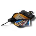Spigen LF300 Soft RFID Card Holder with Zip Compartment, Mesh Pocket - Black