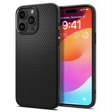 iPhone 15 Pro Spigen Liquid Air TPU Case - Black