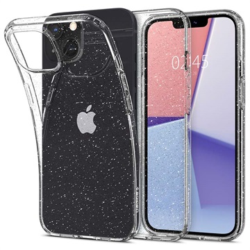 Spigen Liquid Crystal Glitter iPhone 13 TPU Case - Transparent