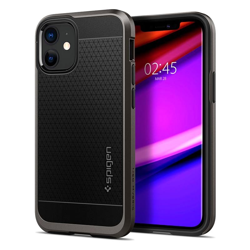 Spigen Neo Hybrid iPhone 12/12 Pro Case - Gunmetal