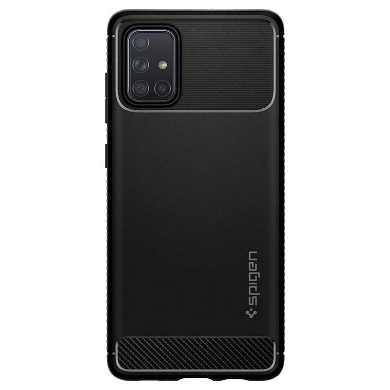 Spigen Rugged Armor Samsung Galaxy A71 Case - Black