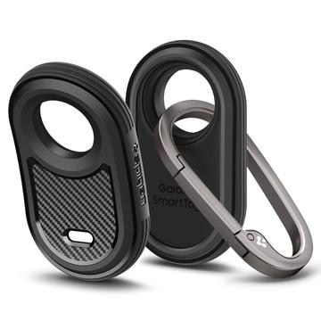 Samsung Galaxy SmartTag2 Spigen Rugged Armor Case with Carabiner - Black