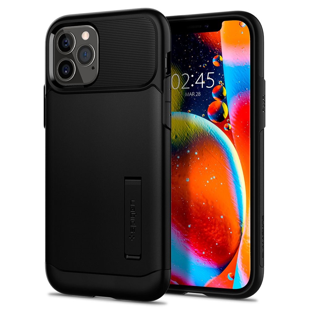 Spigen Slim Armor iPhone 12/12 Pro Case - Black