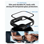 Apple Watch 10/11 Spigen Thin Fit 360 Case with Screen Protector - 46mm - Black