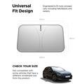 Spigen UO260 Universal Car Windshield Sunshade - S - Black