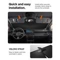 Spigen UO260 Universal Car Windshield Sunshade - S - Black