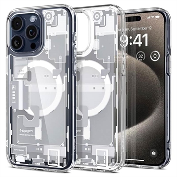 iPhone 15 Pro Spigen Ultra Hybrid Mag Case - White / Zero One