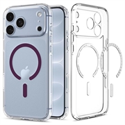 iPhone 17 Pro Max/18 Pro Max Spigen Ultra Hybrid MagSafe Case - Burgundy / Clear