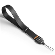 Spigen Universal Adjustable Wrist Lanyard Strap with Phone Adapter – 23cm - Black