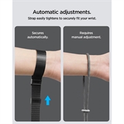 Spigen Universal Adjustable Wrist Lanyard Strap with Phone Adapter – 23cm - Black