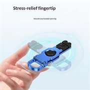 Spinner Phone Stand/Stress Relief Toy - Blue