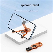 Spinner Phone Stand/Stress Relief Toy - Orange