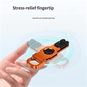 Spinner Phone Stand/Stress Relief Toy - Orange
