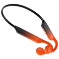Sports Bluetooth 5.0 Air Conduction Headphones K9 - Orange / Black