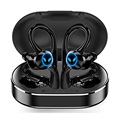 Sports TWS Earphones with Charging Case Q25 - Black