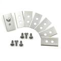 Stainless Steel Blades for Mammotion Luba/Yuka Robot Mower - 24 Pcs.