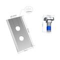 Stainless Steel Blades for Mammotion Luba/Yuka Robot Mower - 24 Pcs.