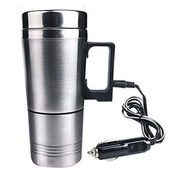 Stainless Steel Car Electric Kettle Boiler Mug - 400ml - 24V
