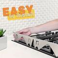 Stainless Steel Kitchen Stove Gap Cover 35.1-69.9cm - 2 Pcs. - Silver
