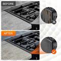 Stainless Steel Kitchen Stove Gap Cover 35.1-69.9cm - 2 Pcs. - Silver