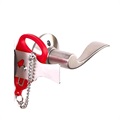 Stainless Steel Portable Security Door Lock - Red