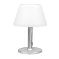 Stainless-Steel Solar LED Table Lamp - 10 LEDs, 2 Modes