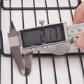 Stainless Steel Wall Mount Spice Holder - 35cm - Black
