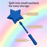 Star Credit Card Wand Payment Tool / Contactless Card Holder - Blue