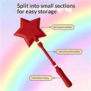 Star Credit Card Wand Payment Tool / Contactless Card Holder - Red
