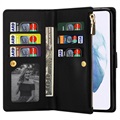 Starlight Series Samsung Galaxy S22 5G Wallet Case - Black