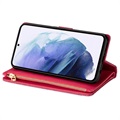 Starlight Series Samsung Galaxy S22 5G Wallet Case - Hot Pink