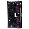 Starlight Series Samsung Galaxy S22+ 5G Wallet Case - Black