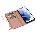 Starlight Series Samsung Galaxy S22 5G Wallet Case - Rose Gold