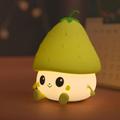 Strawberry Dumpling Squishy Night Light - Green