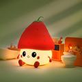 Strawberry Dumpling Squishy Night Light - Red