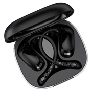 Streetz T700 Open-Ear Wireless Earphones with Microphone - Black